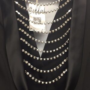 Bella Barnett rhinestone back blazer